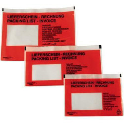 Dokumententasche Lieferschein Rechnung C6 mF sk rt 250 St. Pack.