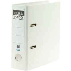 ELBA Ordner 100022642 rado plast A5 hoch 7,5cm PVC weiß