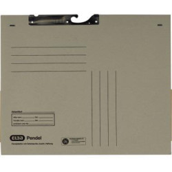 ELBA Pendelhefter 100570025 DIN A4 Dehntasche 320g Karton grau
