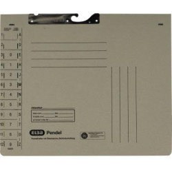ELBA Pendelhefter 100570021 DIN A4 320g Amtsheftung Karton grau
