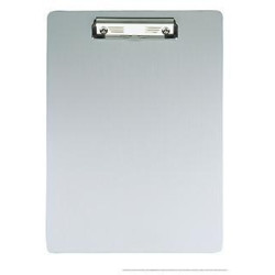 MAUL Schreibplatte 2352808 DIN A4 Klemmdicke 10mm Aluminium silber