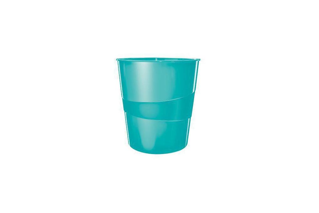 Leitz Papierkorb WOW 52781051 15l PS eisblau