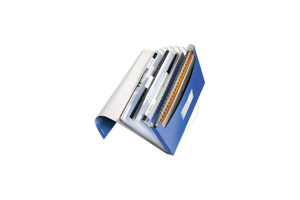 Leitz Fächermappe WOW 45890036 DIN A4 6Fächer PP blau Leitz Fächermappe WOW 45890036 DIN A4 6Fächer PP blau