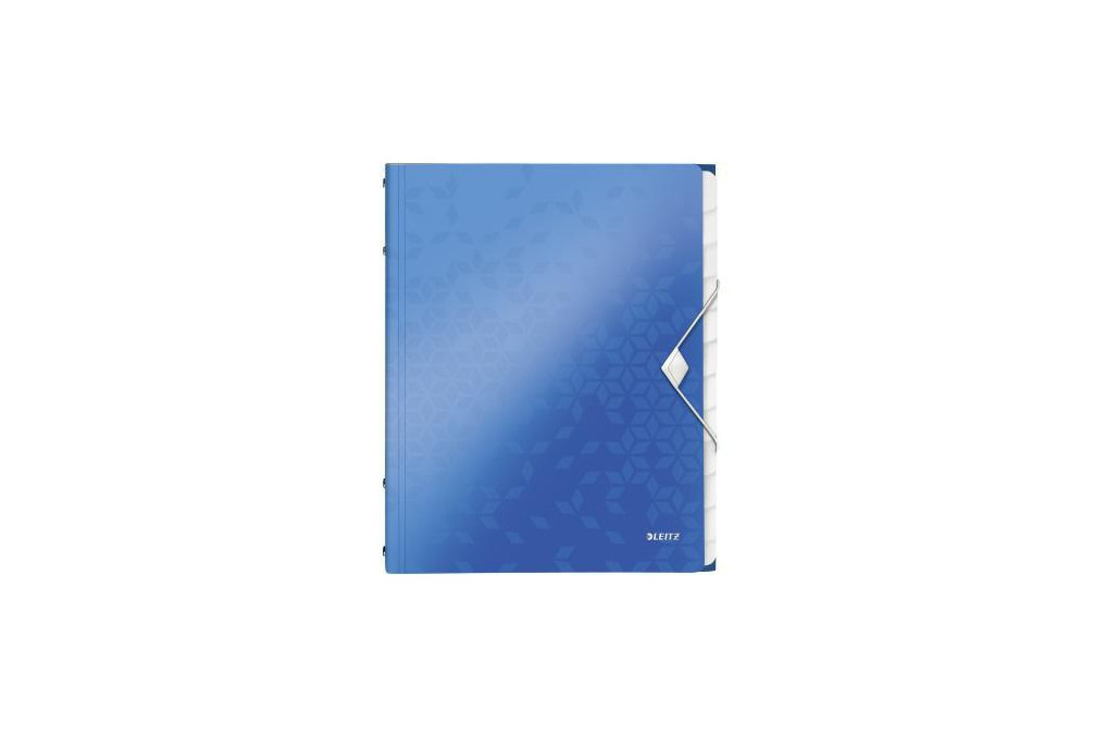 Leitz Ordnungsmappe WOW 46340036 DIN A4 12Fächer PP blau Leitz Ordnungsmappe WOW 46340036 DIN A4 12Fächer PP blau
