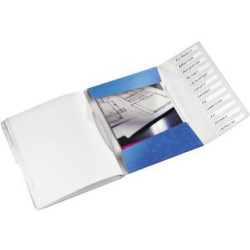 Leitz Ordnungsmappe WOW 46340036 DIN A4 12Fächer PP blau Leitz Ordnungsmappe WOW 46340036 DIN A4 12Fächer PP blau