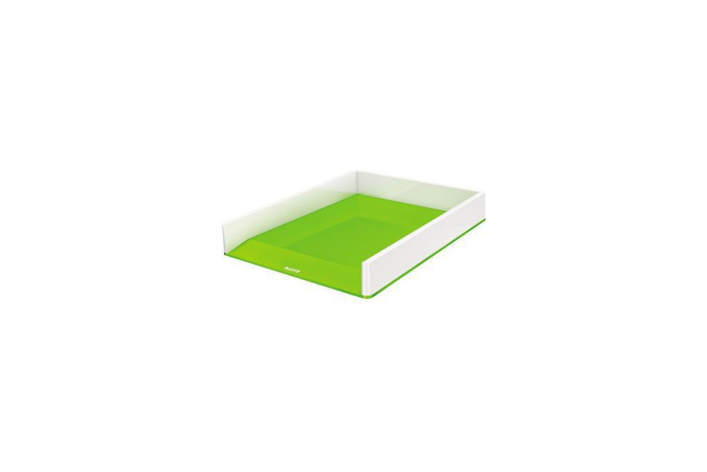 Leitz Briefkorb WOW 53611054 DIN A4 PS weiß grün