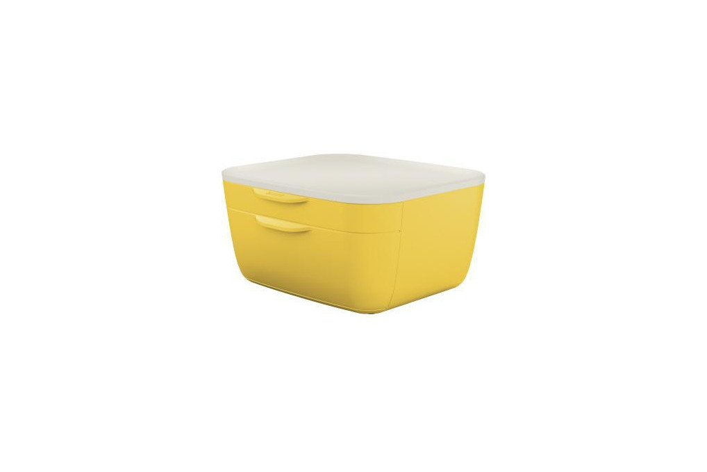 Leitz Schubladenbox Cosy 53570019 A4 PS 2Schübe gelb