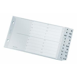 Leitz Register 12670000 DIN A5 quer A Z 20Bl. PP grau Leitz Register 12670000 DIN A5 quer A Z 20Bl. PP grau