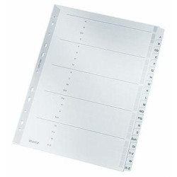 Leitz Register 43280000 A Z DIN A4 volle Höhe Karton grau