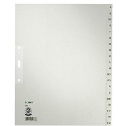 Leitz Register 12010085 DIN A4 A Z volle Höhe Tauenpapier grau Leitz Register 12010085 DIN A4 A Z volle Höhe Tauenpapier grau