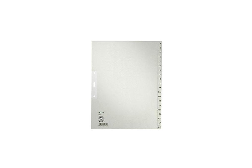 Leitz Register 12010085 DIN A4 A Z volle Höhe Tauenpapier grau Leitz Register 12010085 DIN A4 A Z volle Höhe Tauenpapier grau