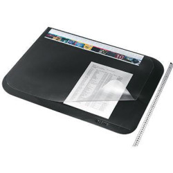 Leitz Schreibunterlage 53120095 65x50cm mit Abdeckung PVC schwarz Leitz Schreibunterlage 53120095 65x50cm mit Abdeckung PVC schwarz