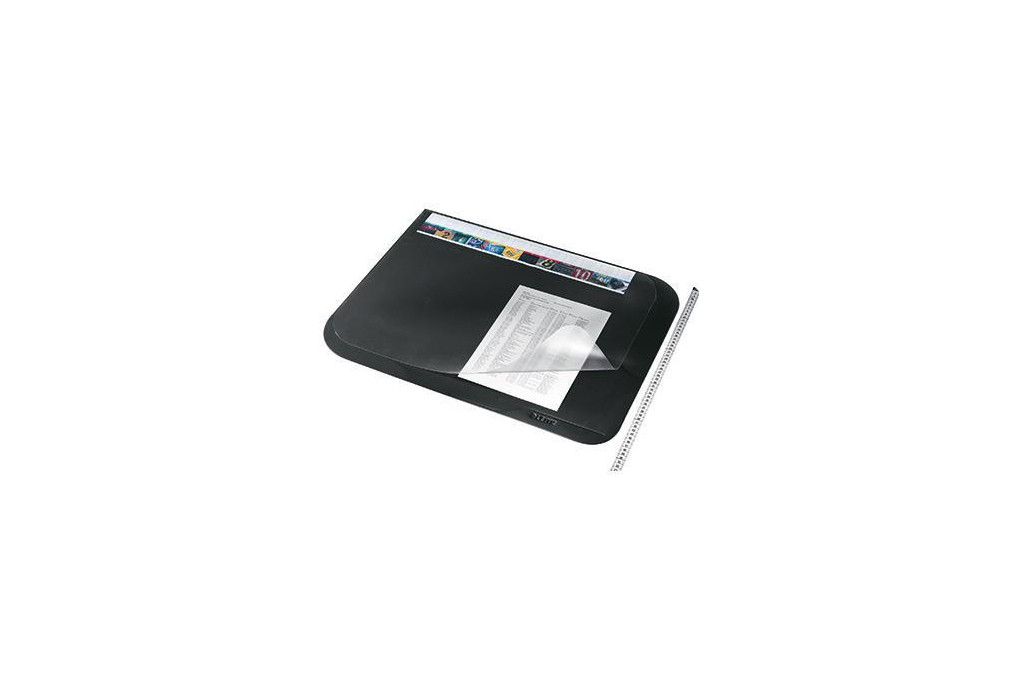 Leitz Schreibunterlage 53120095 65x50cm mit Abdeckung PVC schwarz Leitz Schreibunterlage 53120095 65x50cm mit Abdeckung PVC schwarz