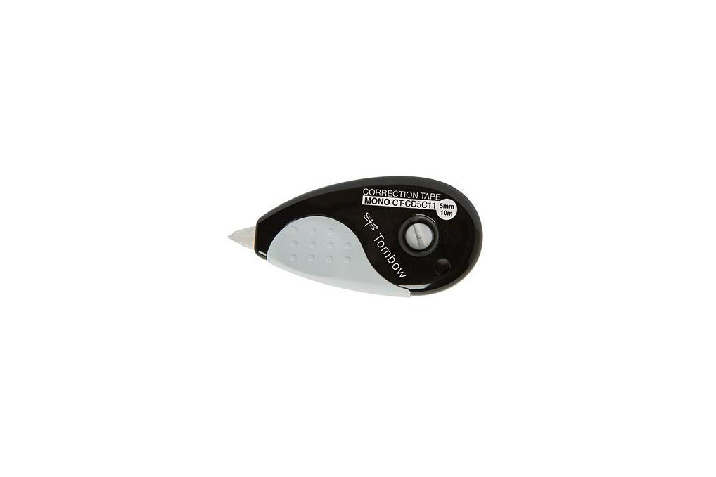 Tombow Korrekturroller Grip CT CD5C11 5mmx10m schwarz weiß