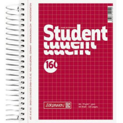 BRUNNEN Collegeblock Student 1067392 DIN A6 160Bl. kariert weiß BRUNNEN Collegeblock Student 1067392 DIN A6 160Bl. kariert weiß