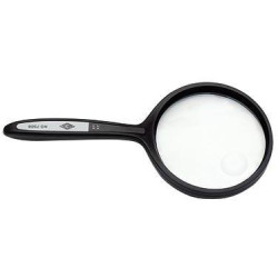 WEDO Lupe 2717508 rund 2 4fach Kunststoff schwarz