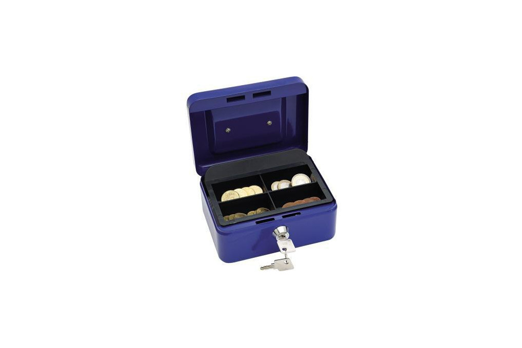 WEDO Geldkassette 145103X 15,2x11,5x8cm Größe 1 blau