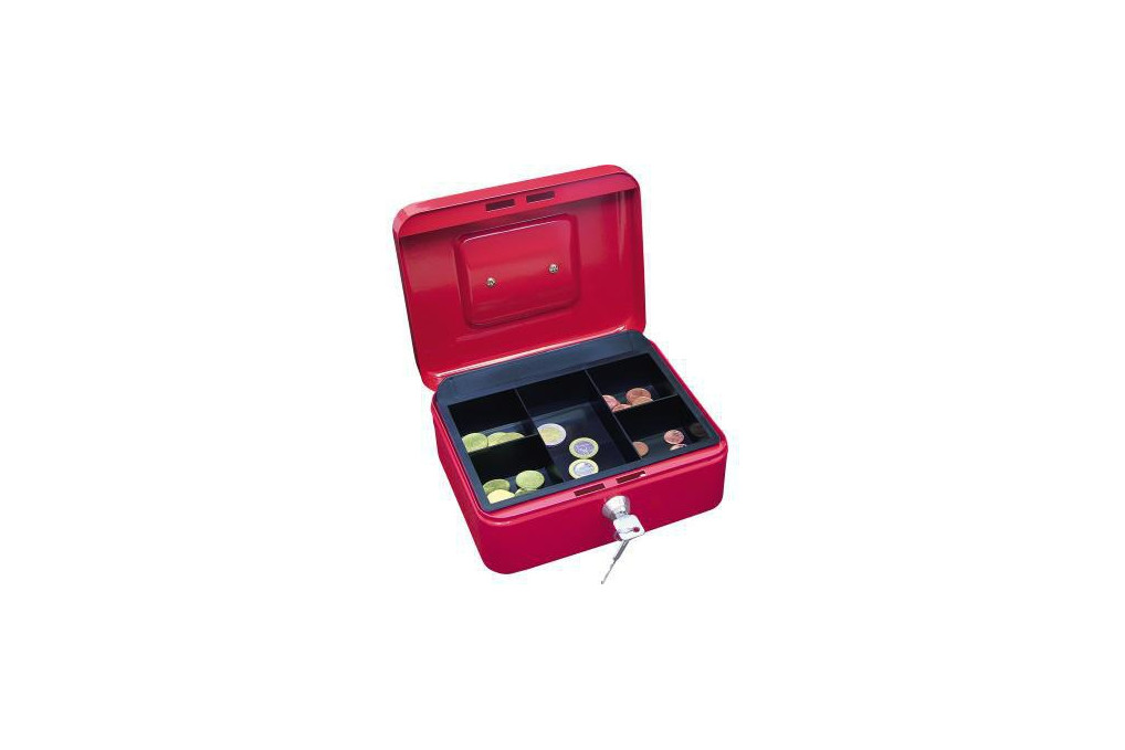 WEDO Geldkassette 145202X 20x16x9cm Größe 2 rot WEDO Geldkassette 145202X 20x16x9cm Größe 2 rot