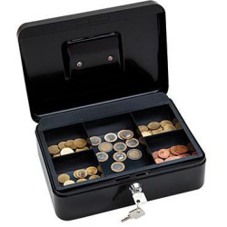 WEDO Geldkassette 145321X 25x18x9cm Größe 3 schwarz