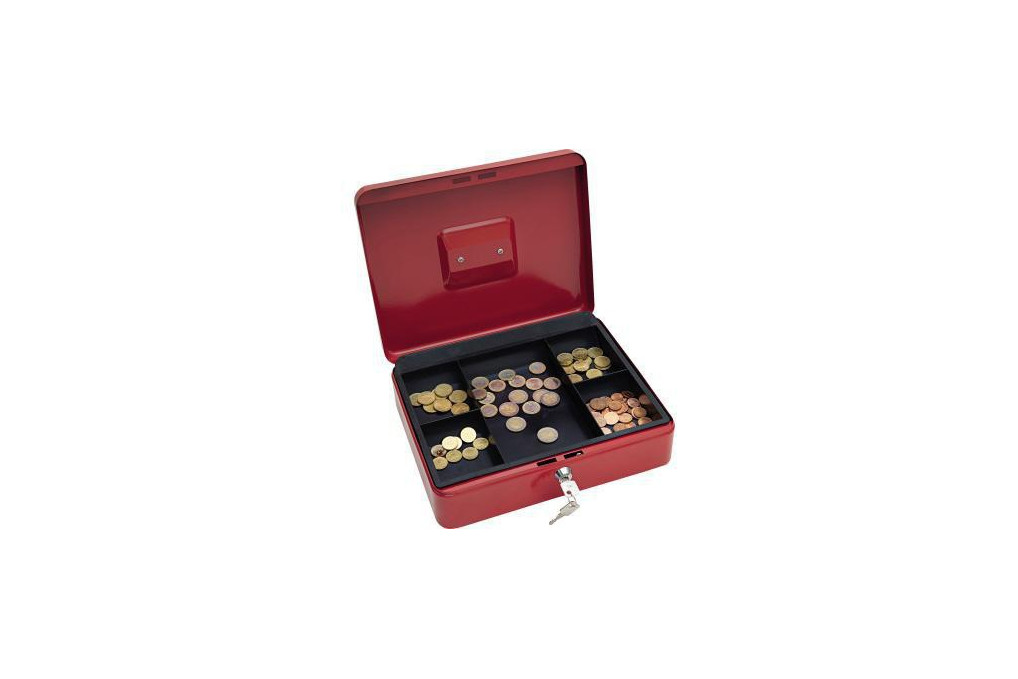 WEDO Geldkassette 145402X 30x24x9cm Größe 4 rot