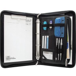 WEDO Konferenzmappe Elegance 585001 DIN A4 Kunstleder schwarz