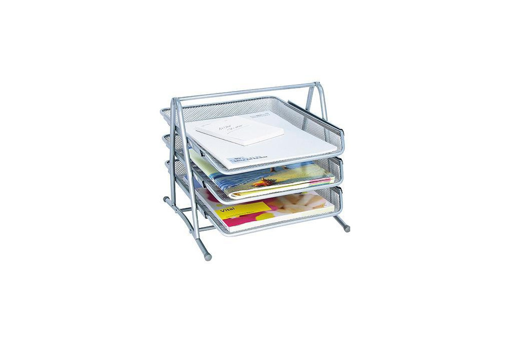WEDO Briefablage Office 65854 bis C4 Drahtmetall silber