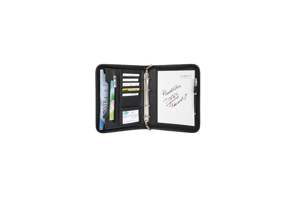 WEDO Konferenzmappe Elegance 585101 DIN A5 Kunstleder schwarz