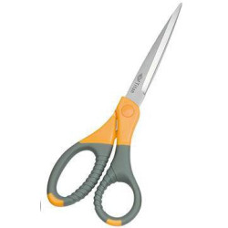 WEDO Schere Titan Plus 9858 21,5cm Edelstahl grau gelb