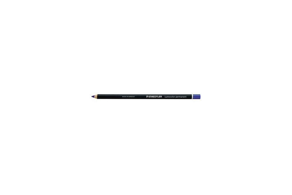 STAEDTLER Trockenmarker Lumocolor glasochrom 108 20 3 permanent blau