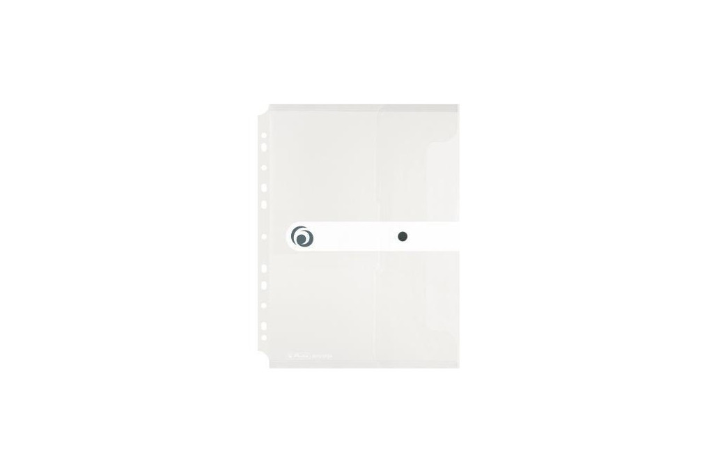 Herlitz Dokumententasche 11292935 DIN A4 Abheftrand PP transparent