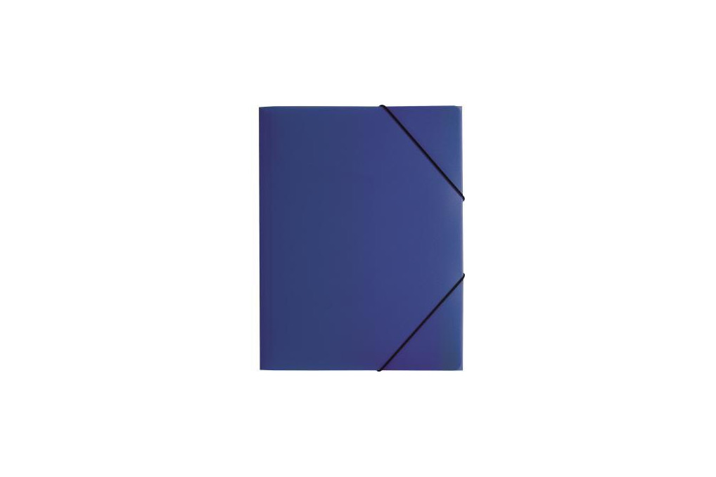 PAGNA Gummizugmappe 21613 07 DIN A4 PP 3Klappen blau