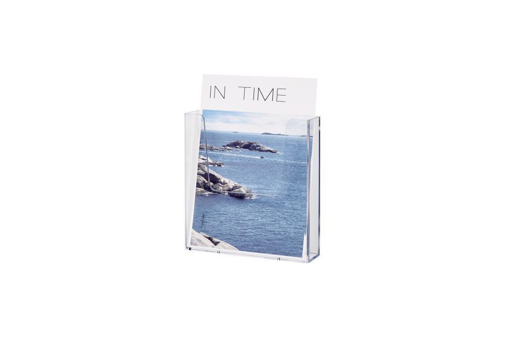 helit Wandprospekthalter H2350102 A5 1Fach PS transparent