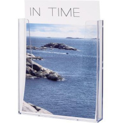 helit Wandprospekthalter H2350202 A4 1Fach PS transparent helit Wandprospekthalter H2350202 A4 1Fach PS transparent