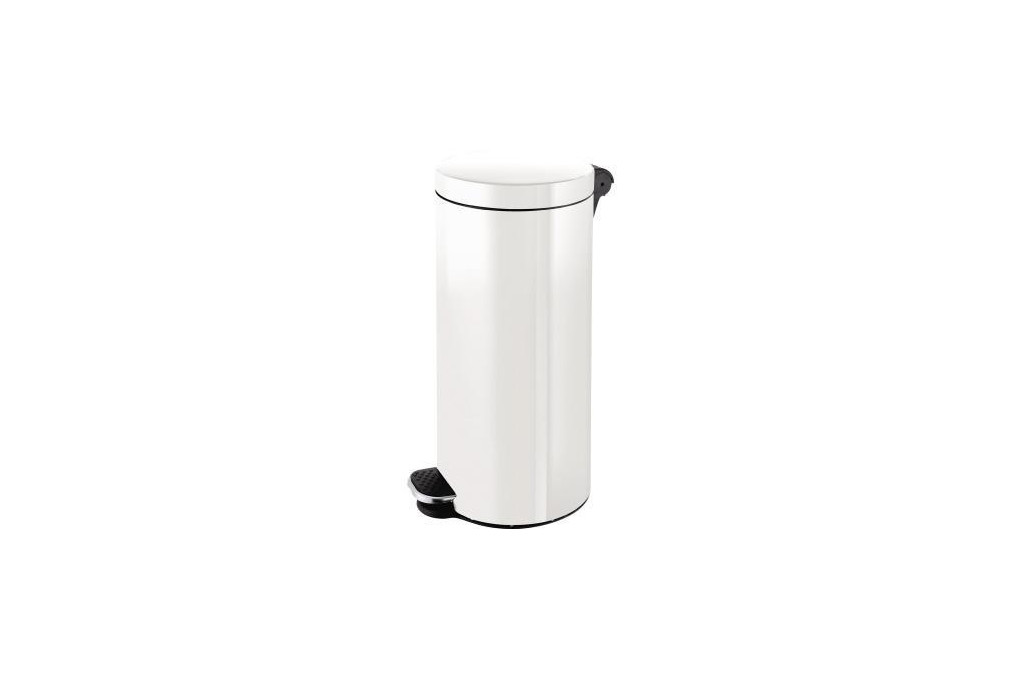 helit Tretabfalleimer H2404305 Silberionen 30l weiß
