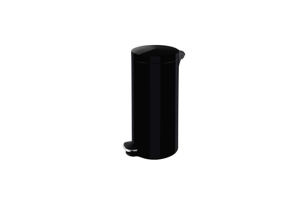 helit Tretabfalleimer H2404395 Silberionen 30l schwarz