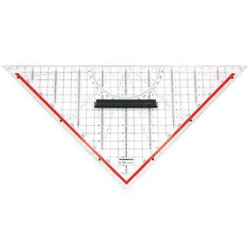 RUMOLD Geometriedreieck 1158 32,5cm Kunststoff transparent