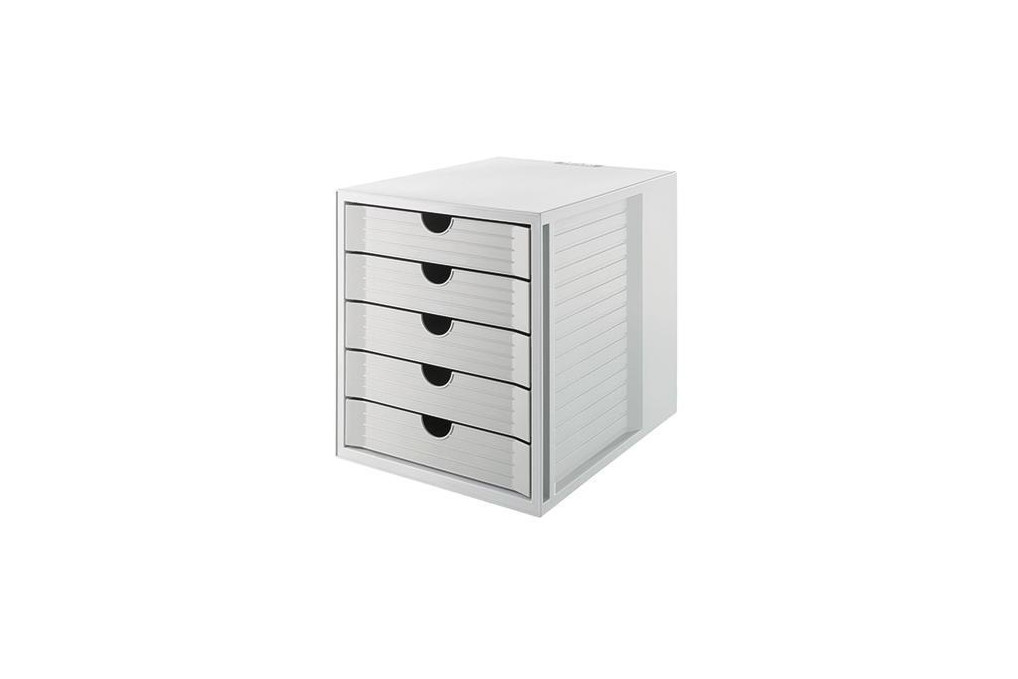 HAN Schubladenbox KARMA 14508 18 5Schubfächer Recycling öko gr