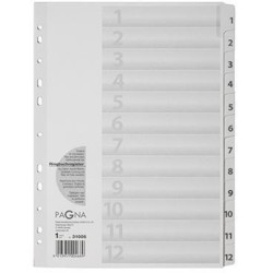 PAGNA Register 31005 08 1 12 DIN A4 12tlg ws