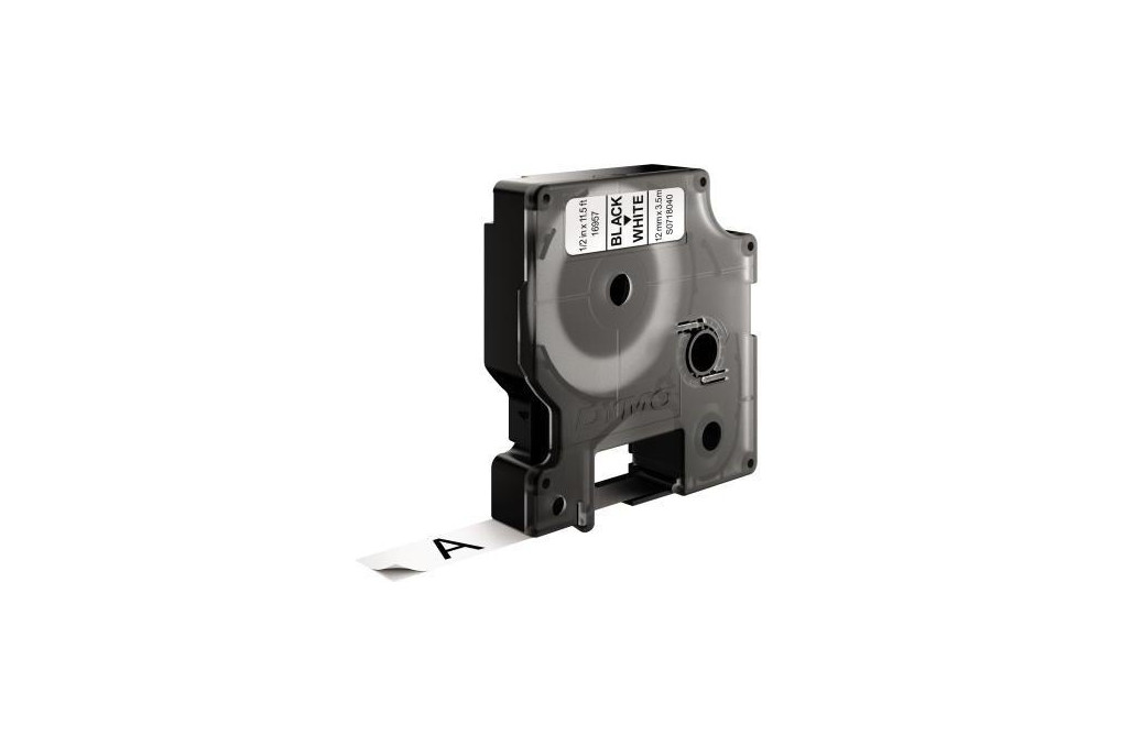 DYMO Schriftbandkassette D1 S0718040 12mmx3,5m sw ws