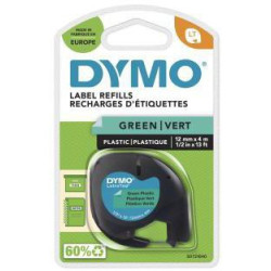 DYMO Schriftbandkassette LetraTag S0721640 12mmx4m sw auf gn