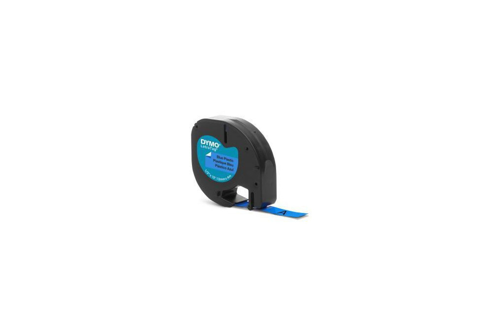 DYMO Schriftbandkassette LetraTag S0721650 12mmx4m sw auf bl