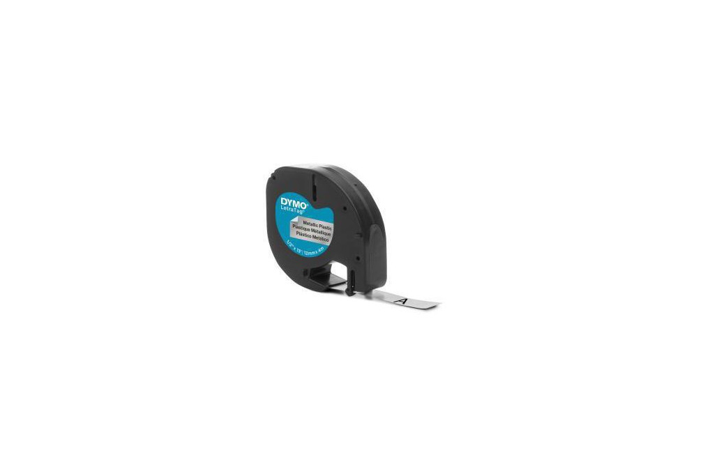 DYMO Schriftbandkassette LetraTag S0721730 12mmx4m sw auf si DYMO Schriftbandkassette LetraTag S0721730 12mmx4m sw auf si