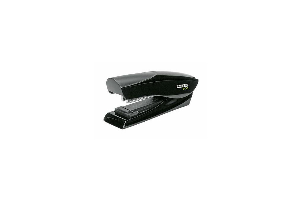 Heftgerät ECO Half Strip schwarz SuperFlatClinch Technik