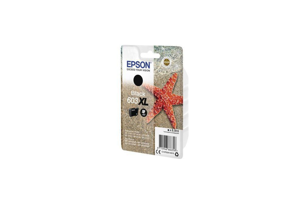 Epson Tintenpatrone C13T03A14010 603XL schwarz