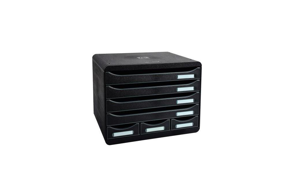 Exacompta Schubladenbox STORE BOX MINI 307714D 7Schübe schwarz Exacompta Schubladenbox STORE BOX MINI 307714D 7Schübe schwarz