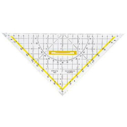 Aristo Dreieck TZ AR1650 4 250mm Griff abnehmbar glasklar