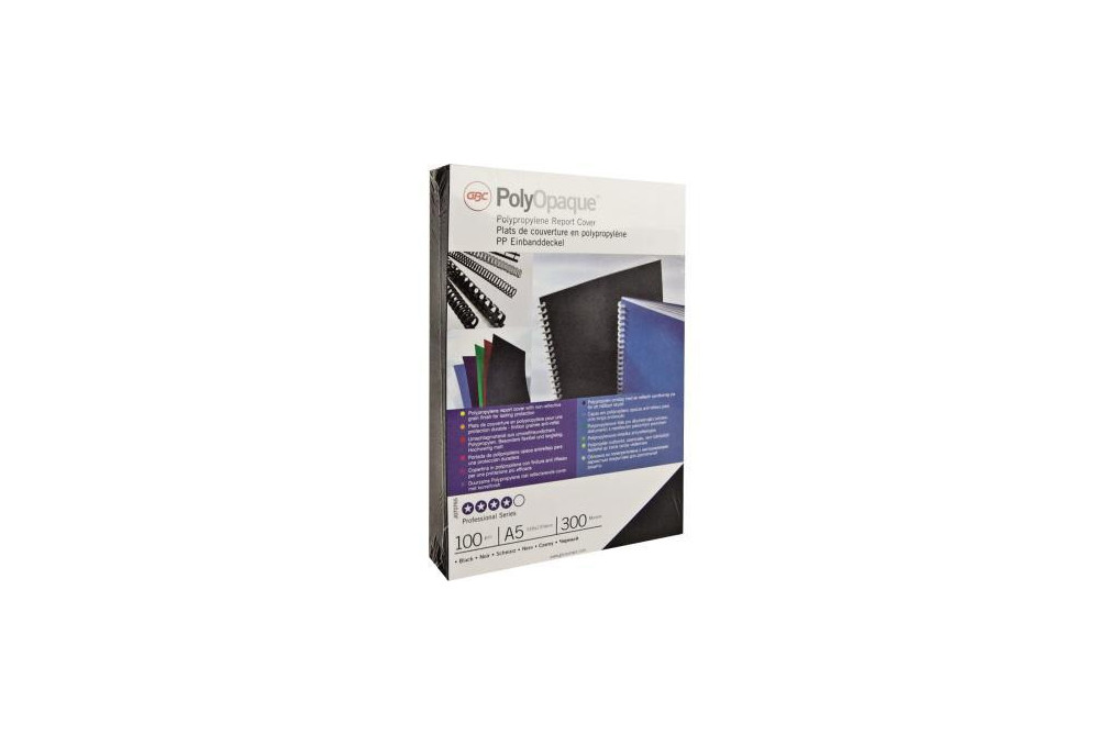 GBC Deckblatt PolyOpaque IB386817 DIN A4 PP weiß 100 St. Pack.