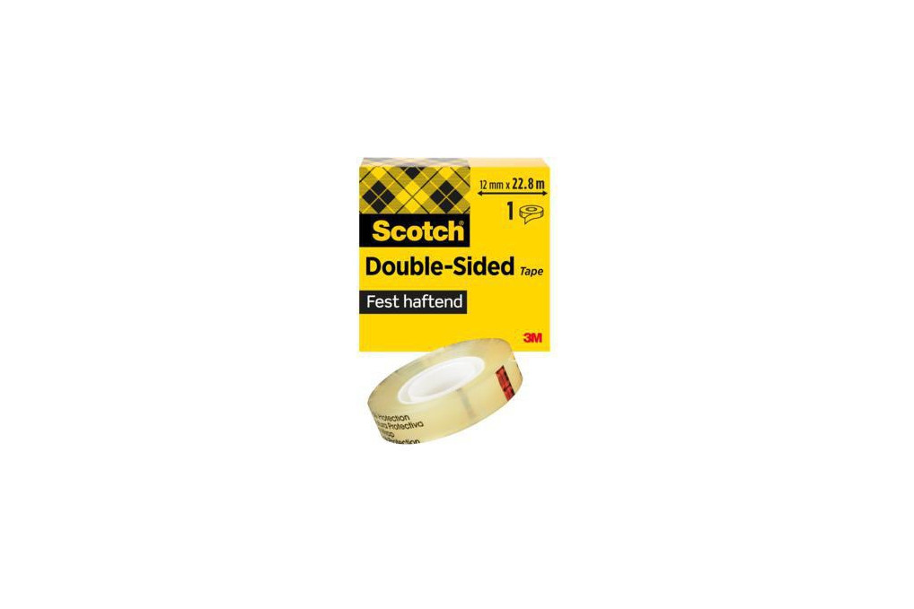 Scotch Klebefilm D6651222 12mmx22,8m beidseitig klebend