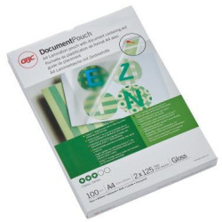 GBC Folientasche DocumentPouch 3200723 DIN A4 125mic 100 St. Pack. GBC Folientasche DocumentPouch 3200723 DIN A4 125mic 100 St. Pack.
