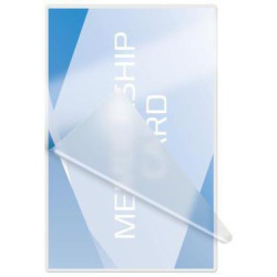GBC Folientasche CardPouch 3740300 54x86mm 125mic 100 St. Pack.